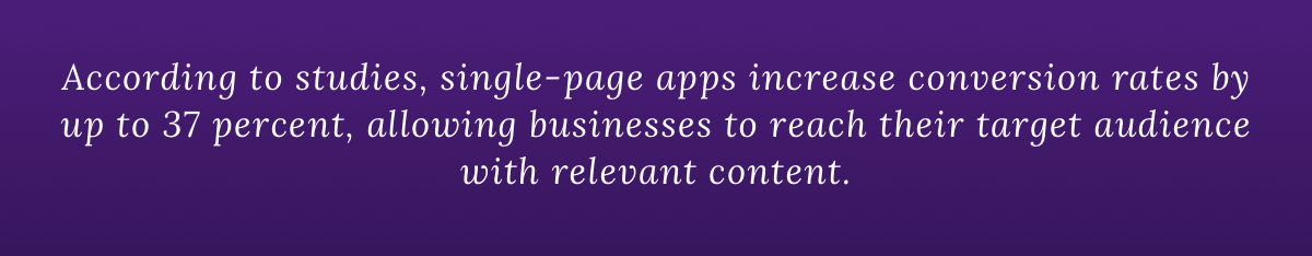 SINGLE PAGE APPLICATION OR ONE-PAGE WEBSITE