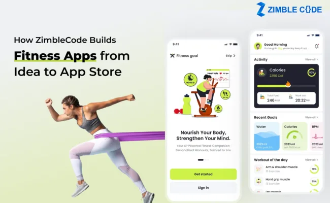 Custom Fitness App Development by ZimbleCode – From Idea to App Store
