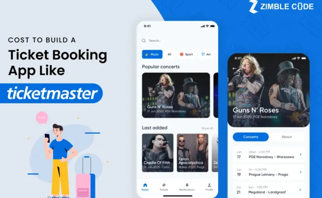Cost to Build a Ticket Booking App Like Ticketmaster